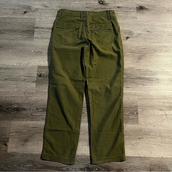 Urban Outfitters BDG Dayton Herringbone Twill Pants Olive Green Size 32 Classic - Picture 6 of 13